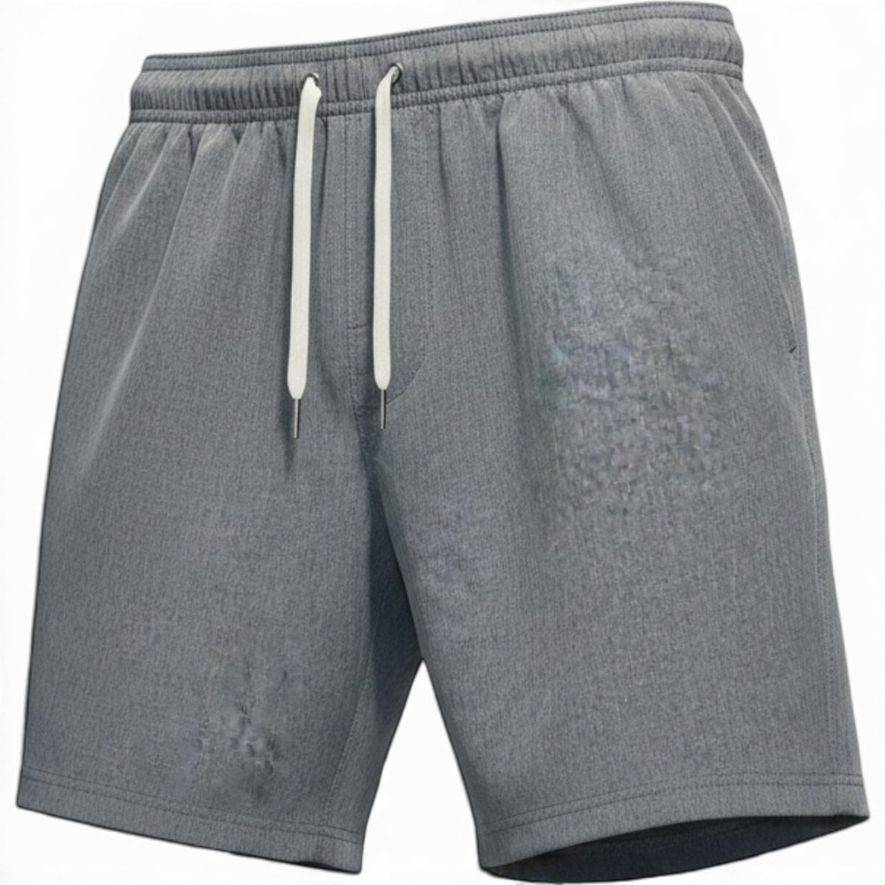 Fair Harbor Mens Swim Trunks Grey Heathered Lined Board Shorts XL